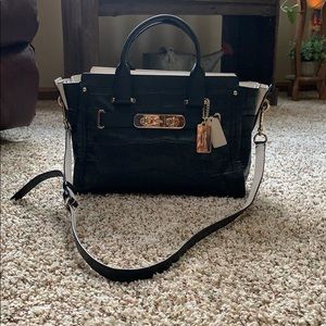 Coach Swagger Satchel in Colorblock Leather
